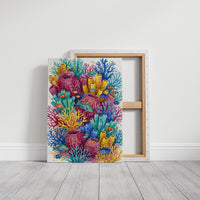 Coral Garden: Watercolor Reef Ecosystem Study