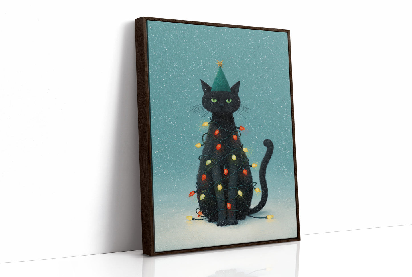 Festive Feline's Holiday Mischief