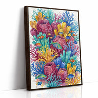 Coral Garden: Watercolor Reef Ecosystem Study