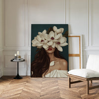 Crowned in Crimson Magnolia