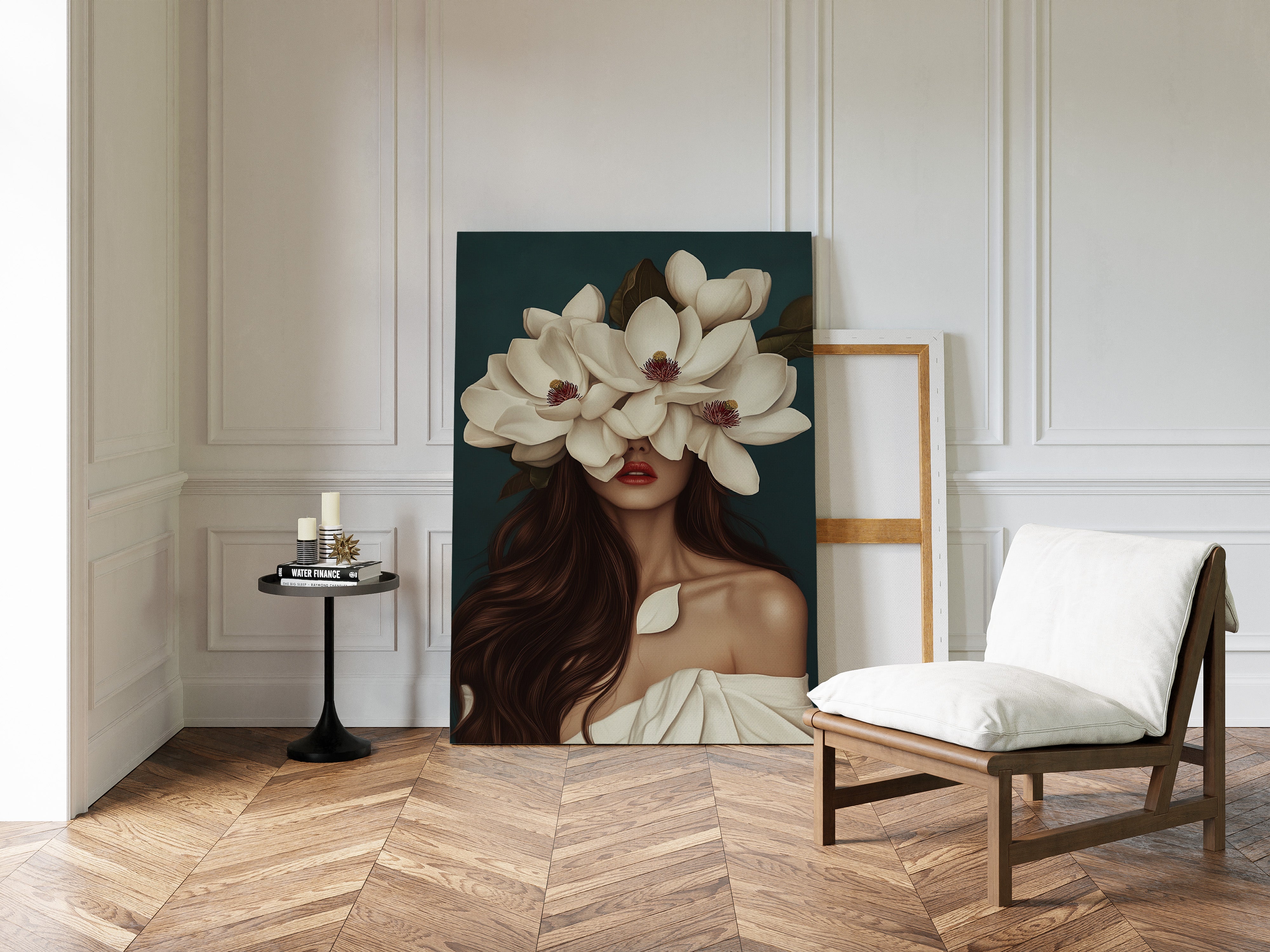 Crowned in Crimson Magnolia