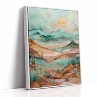 Copper Skies Over Desert Tides