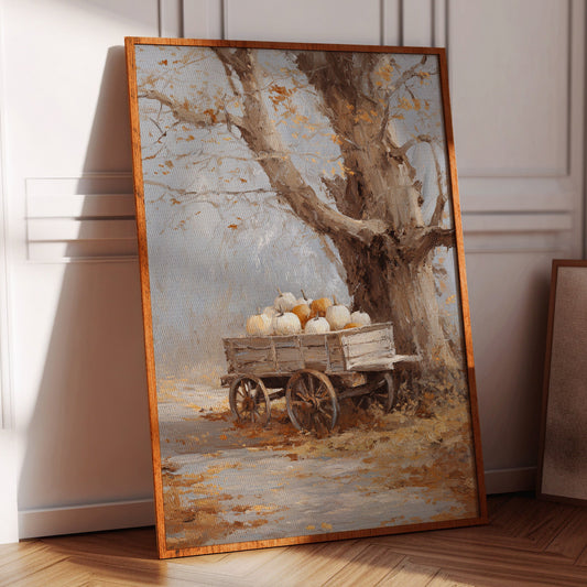 Harvest Bounty Beneath Golden Leaves