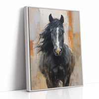Midnight Gallop Through Amber Fields