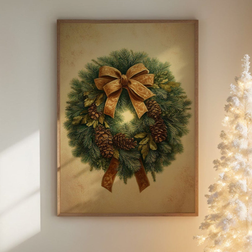 Pine Garland Tells December Stories