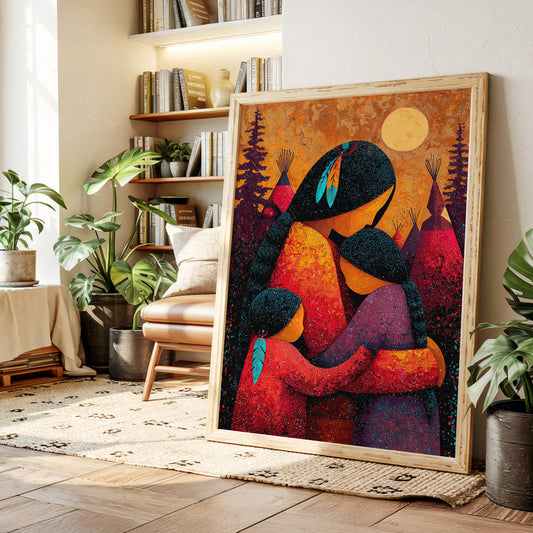 Embrace Beneath the Harvest Moon