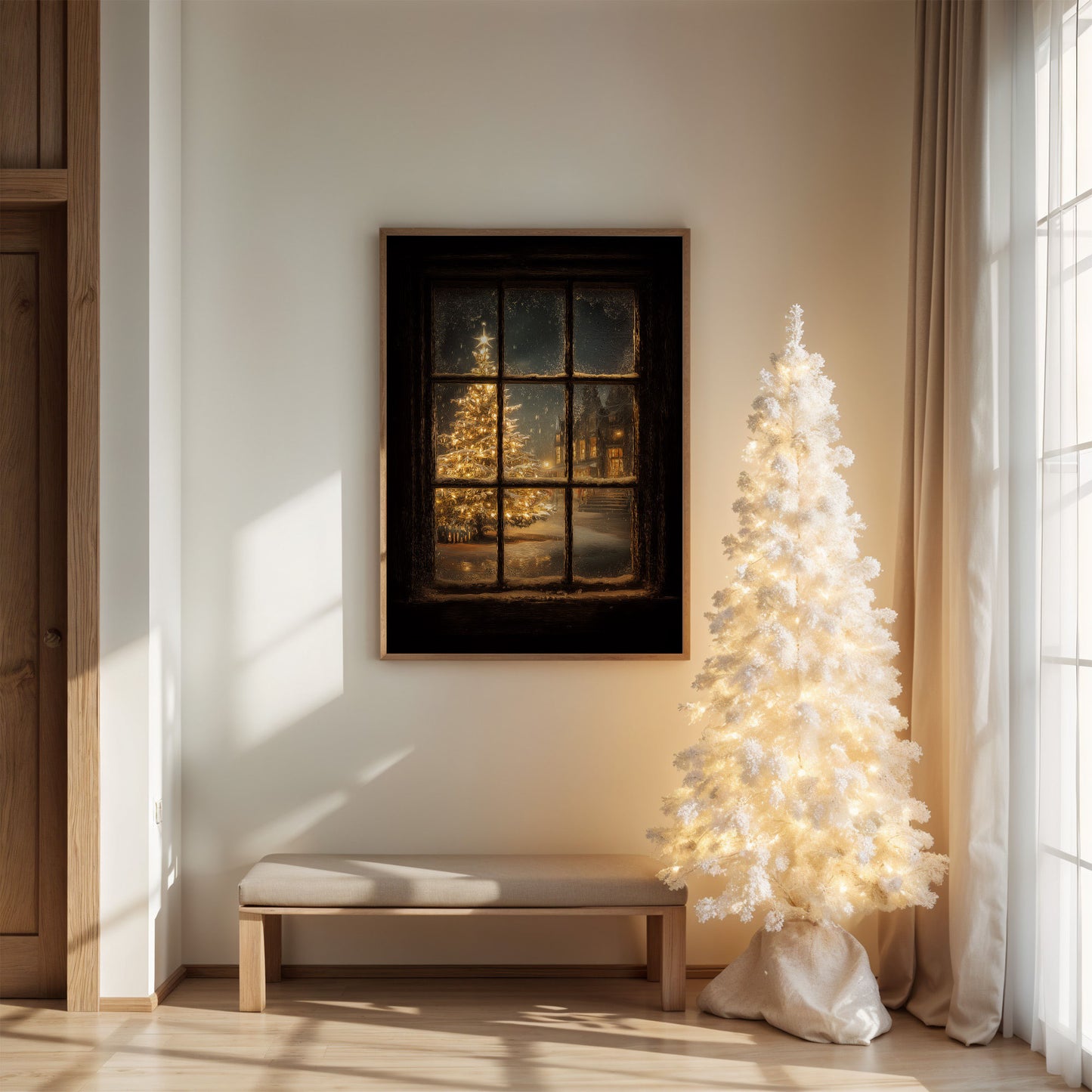 Winter's Light Through Frosted Panes