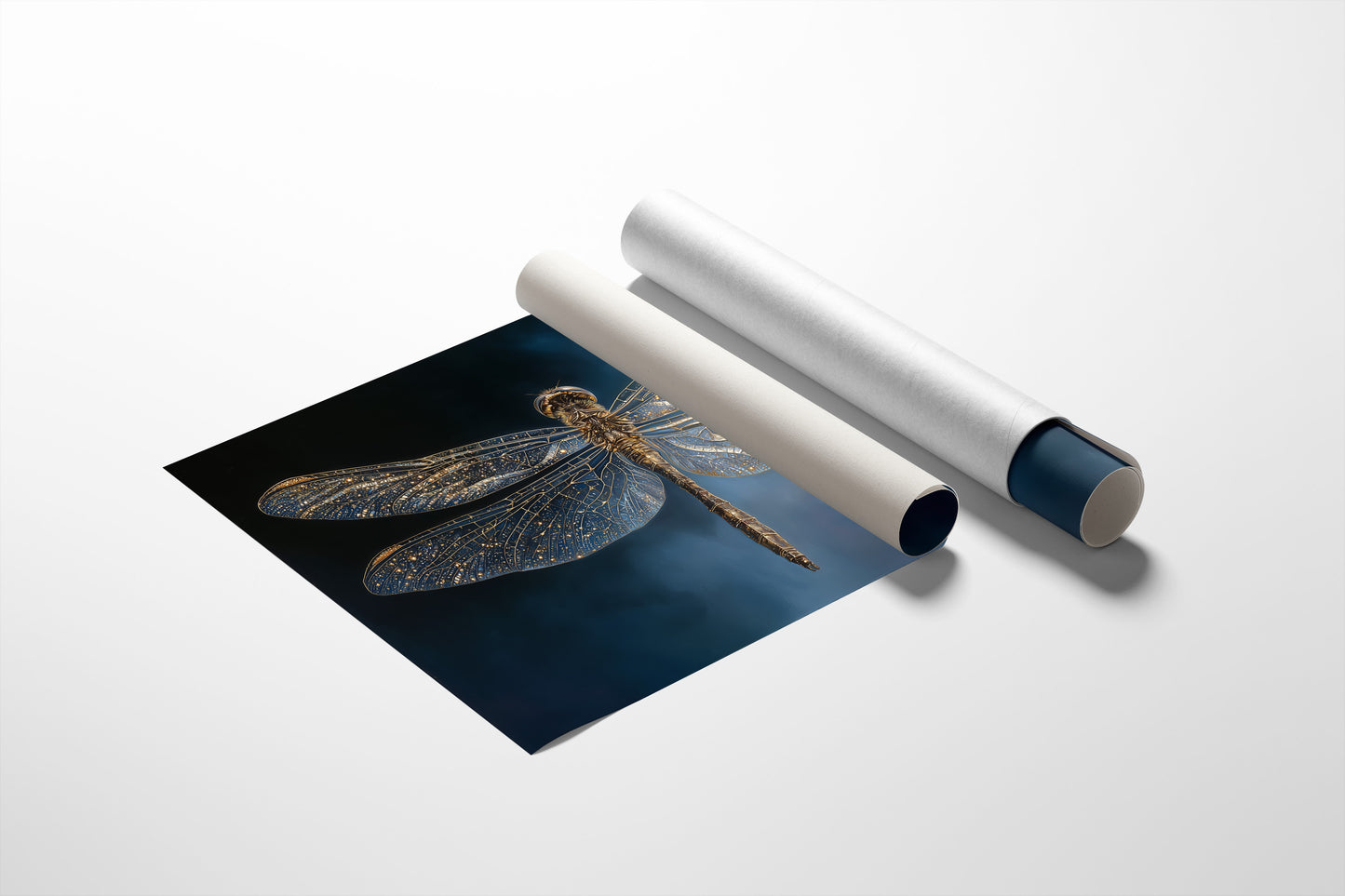 Golden Wings Among Literary Treasures