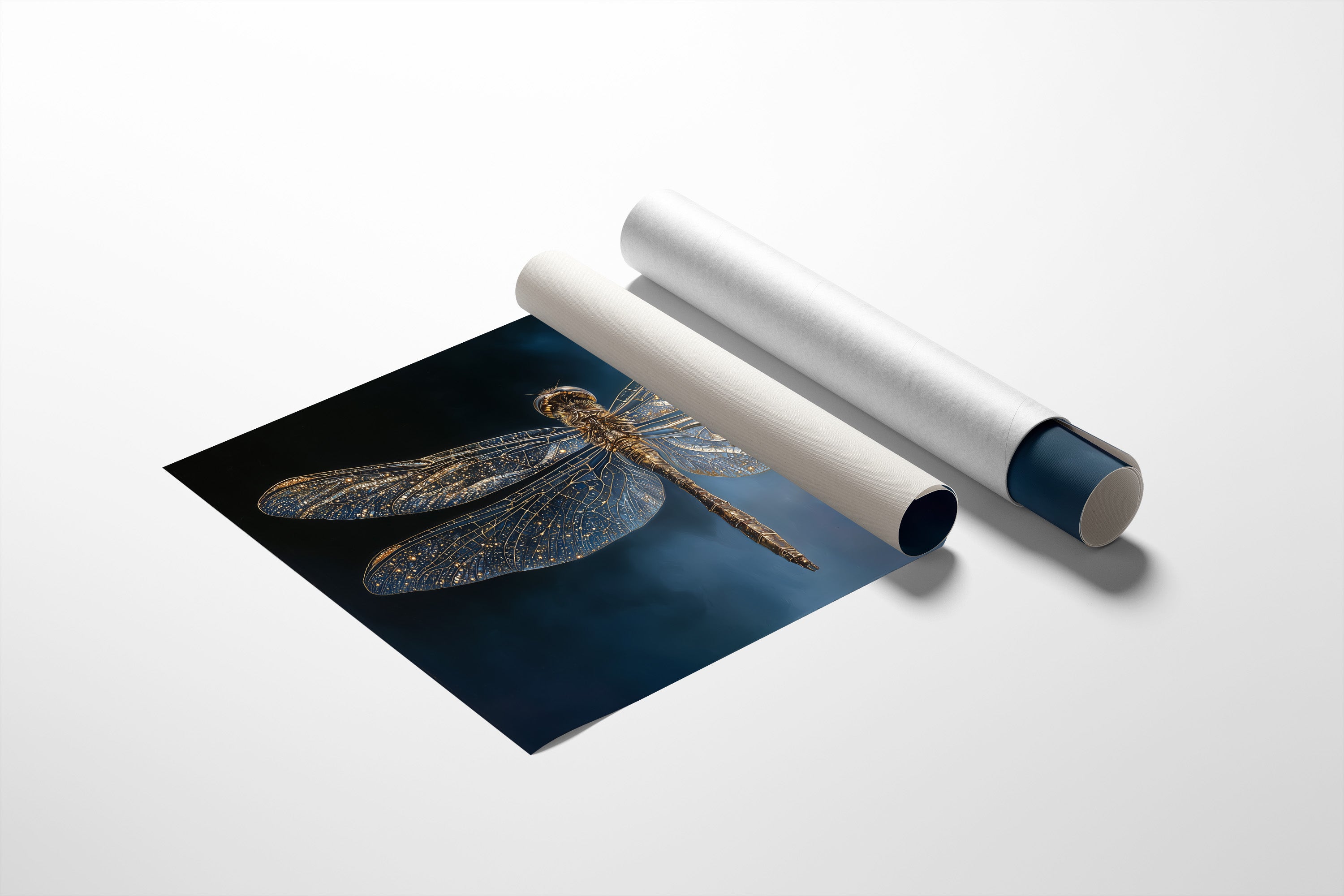 Golden Wings Among Literary Treasures