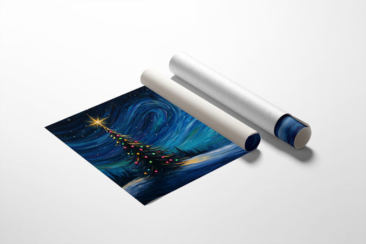 Starlit Pine Dances With Moon