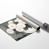 White Chrysanthemums Find Quiet Grace