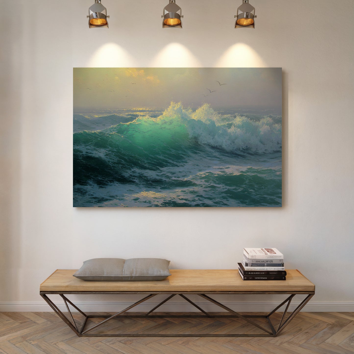 Ocean's Wild Dance At Dawn