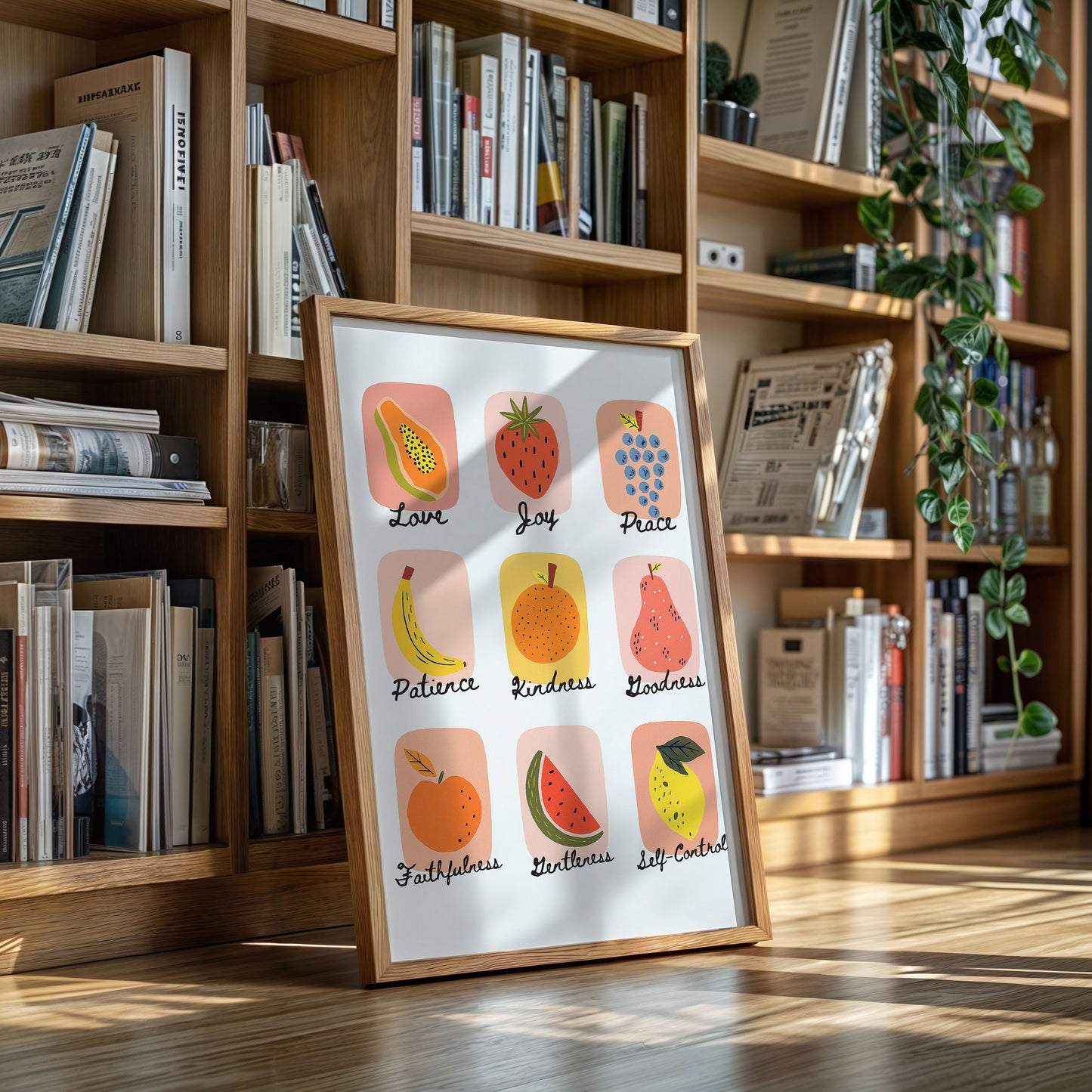 Fruits of the Spirit Illustrated Print
