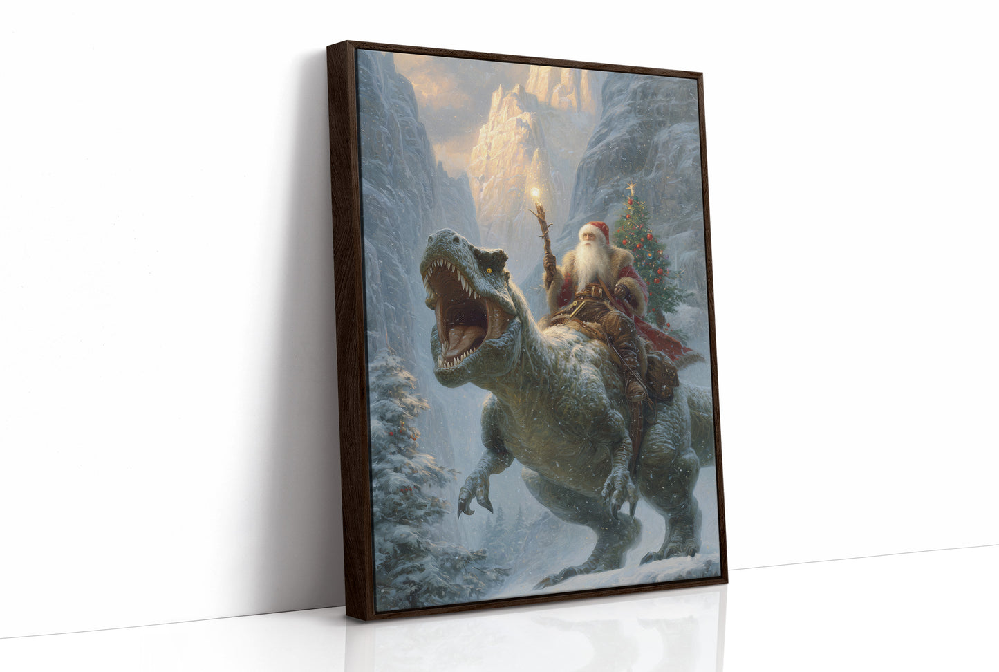 Prehistoric Sleigh: Holiday Delivery Through Time