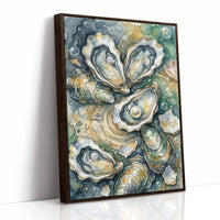 Oyster Bed: Watercolor Pearl Study