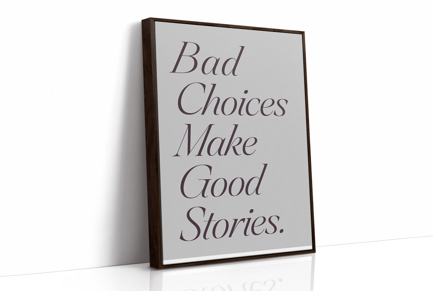 Bad Choices Good Stories, Elegant