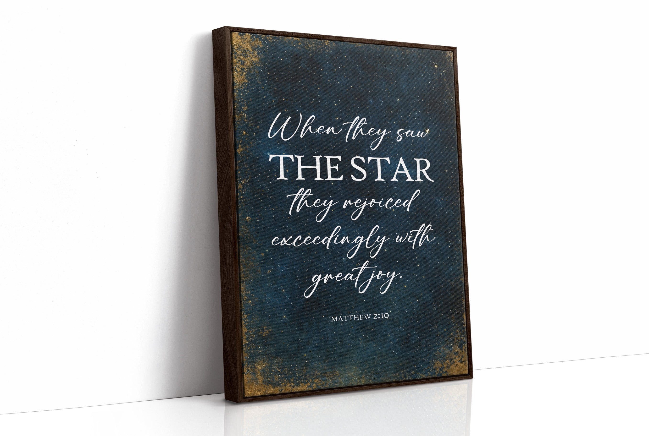 Starlit Words In Winter Glow