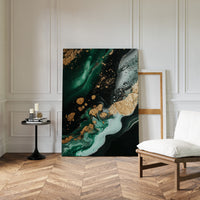Emerald Rush with Gilded Horizon