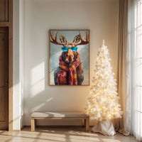 Cool Moose Brings Winter Cheer