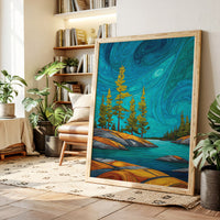 Where Gold Meets Aquamarine