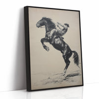 Wild Stallion Dances With Thunder