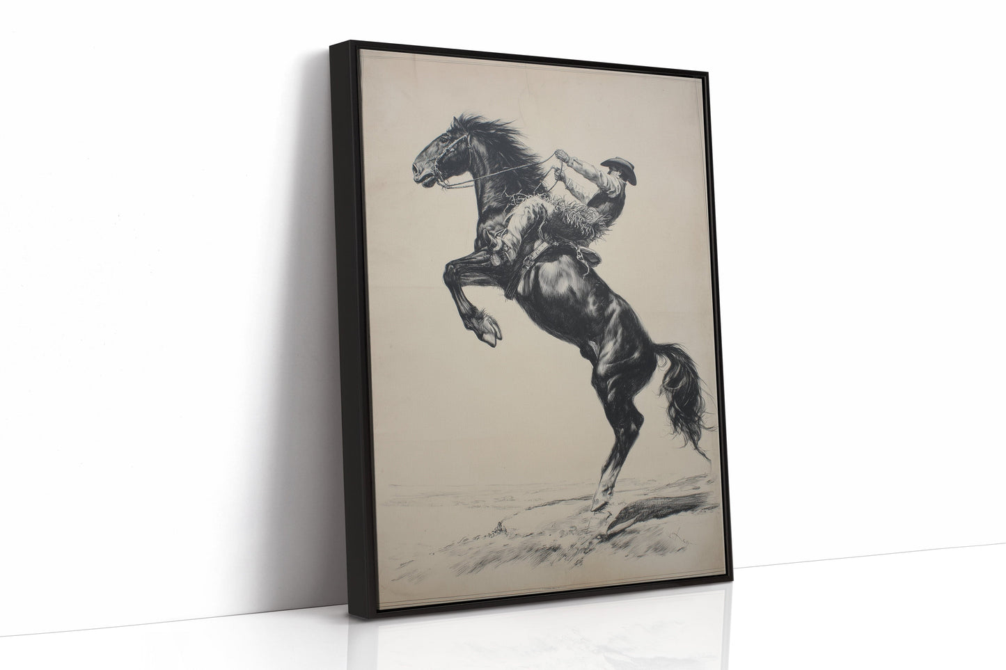 Wild Stallion Dances With Thunder