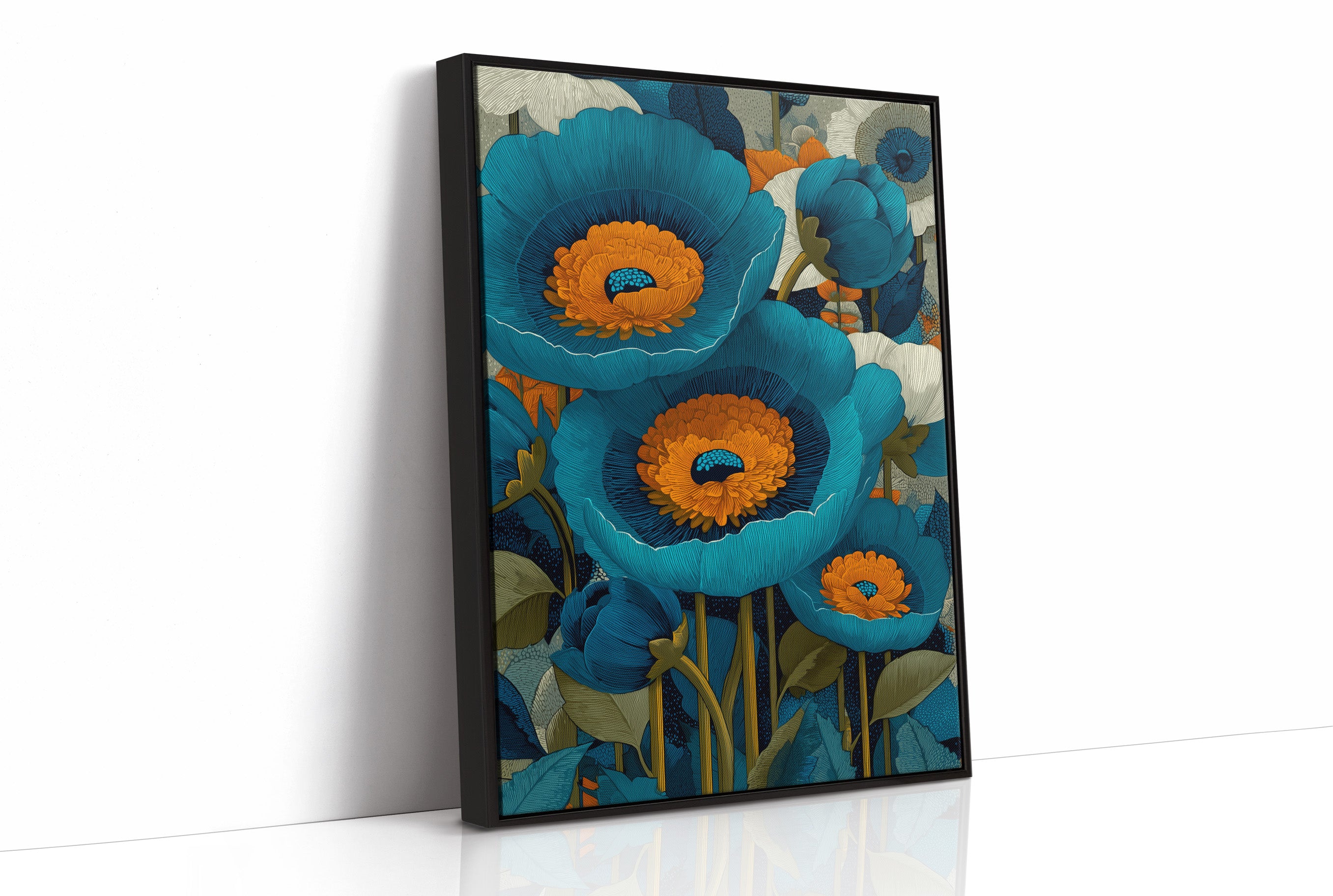 Bold Blue, Burning at the Center