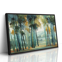 Bamboo Forest Bathes In Mist