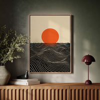 When Sun Meets the Sea's Embrace