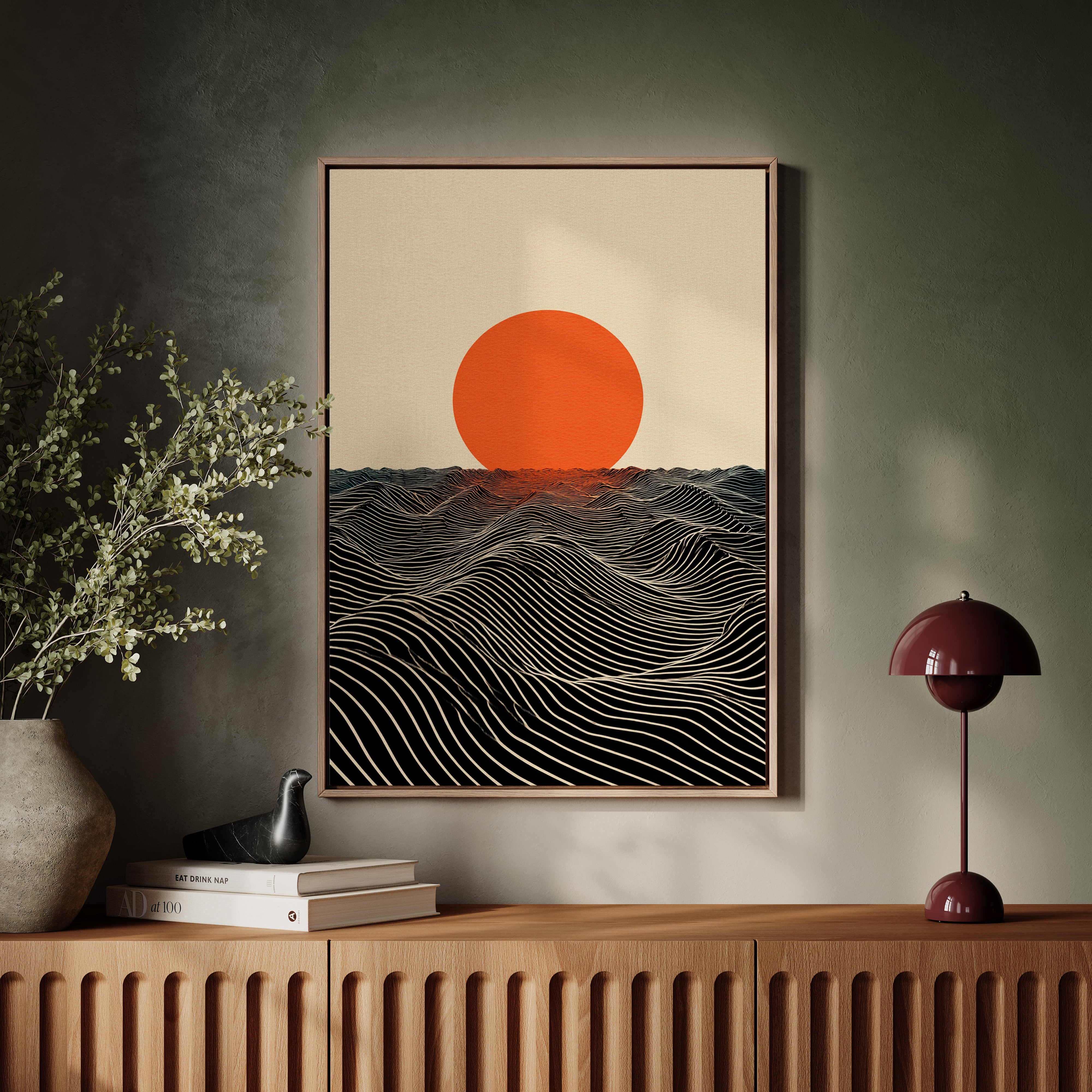 When Sun Meets the Sea's Embrace