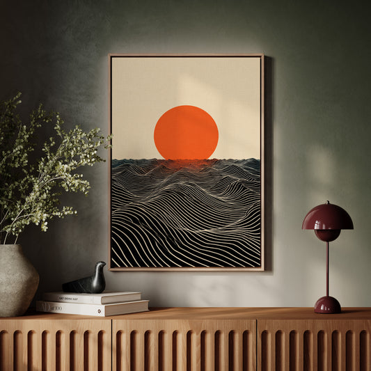 When Sun Meets the Sea's Embrace