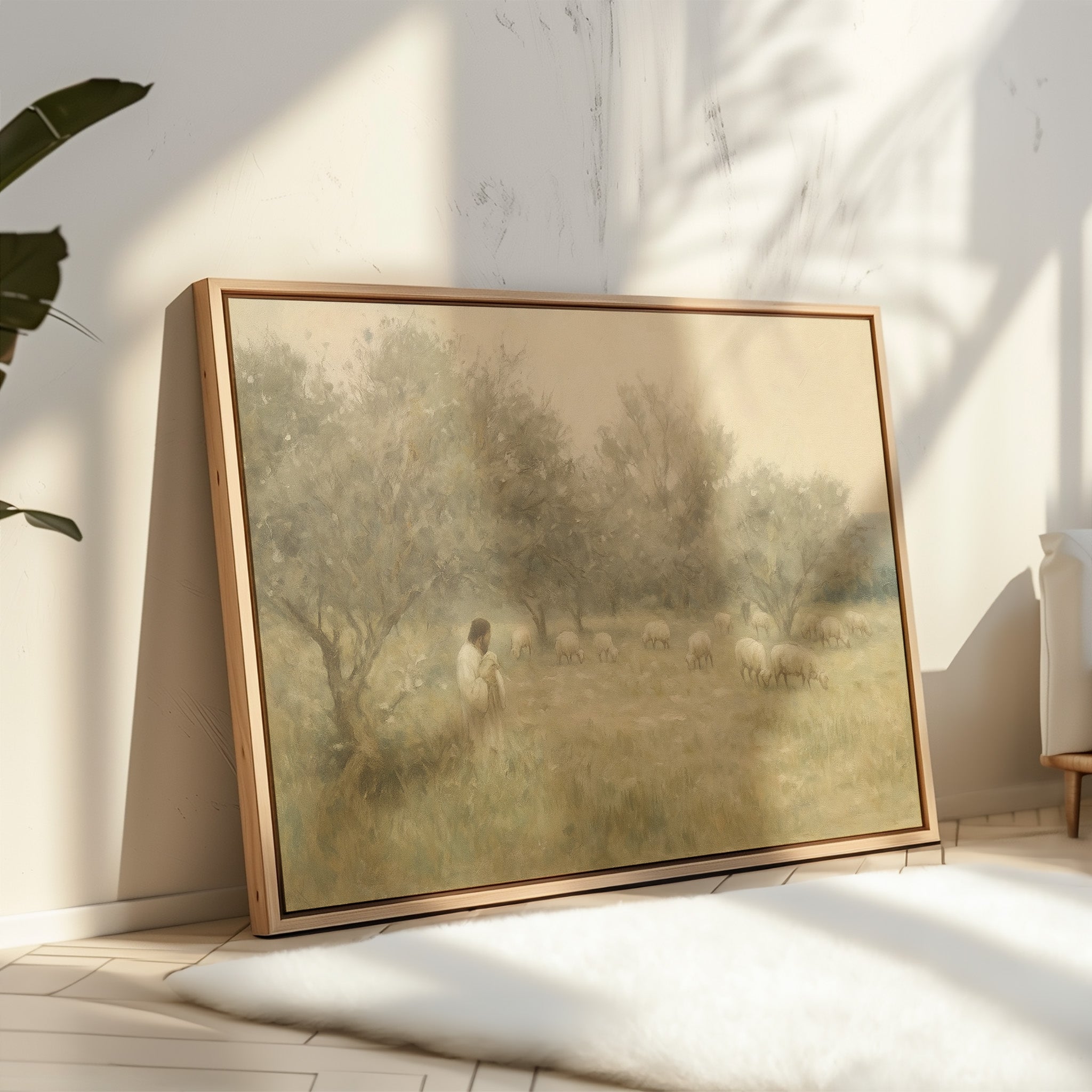 Shepherd Among the Blossoming Grove