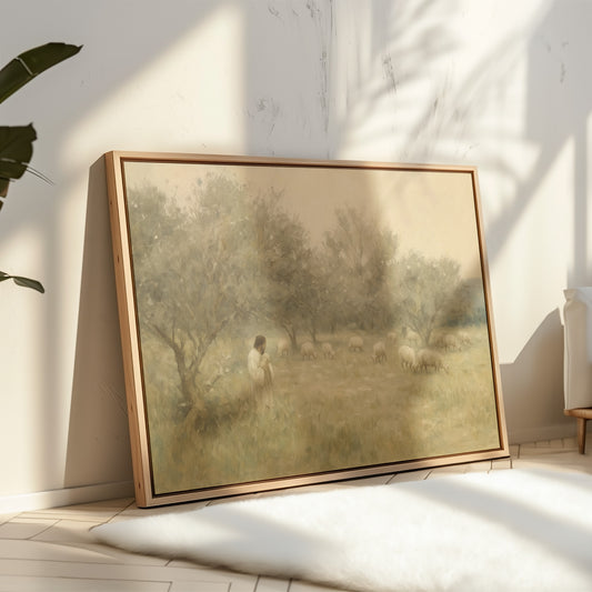 Shepherd Among the Blossoming Grove