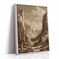 Sepia Canyons Of Forgotten Time