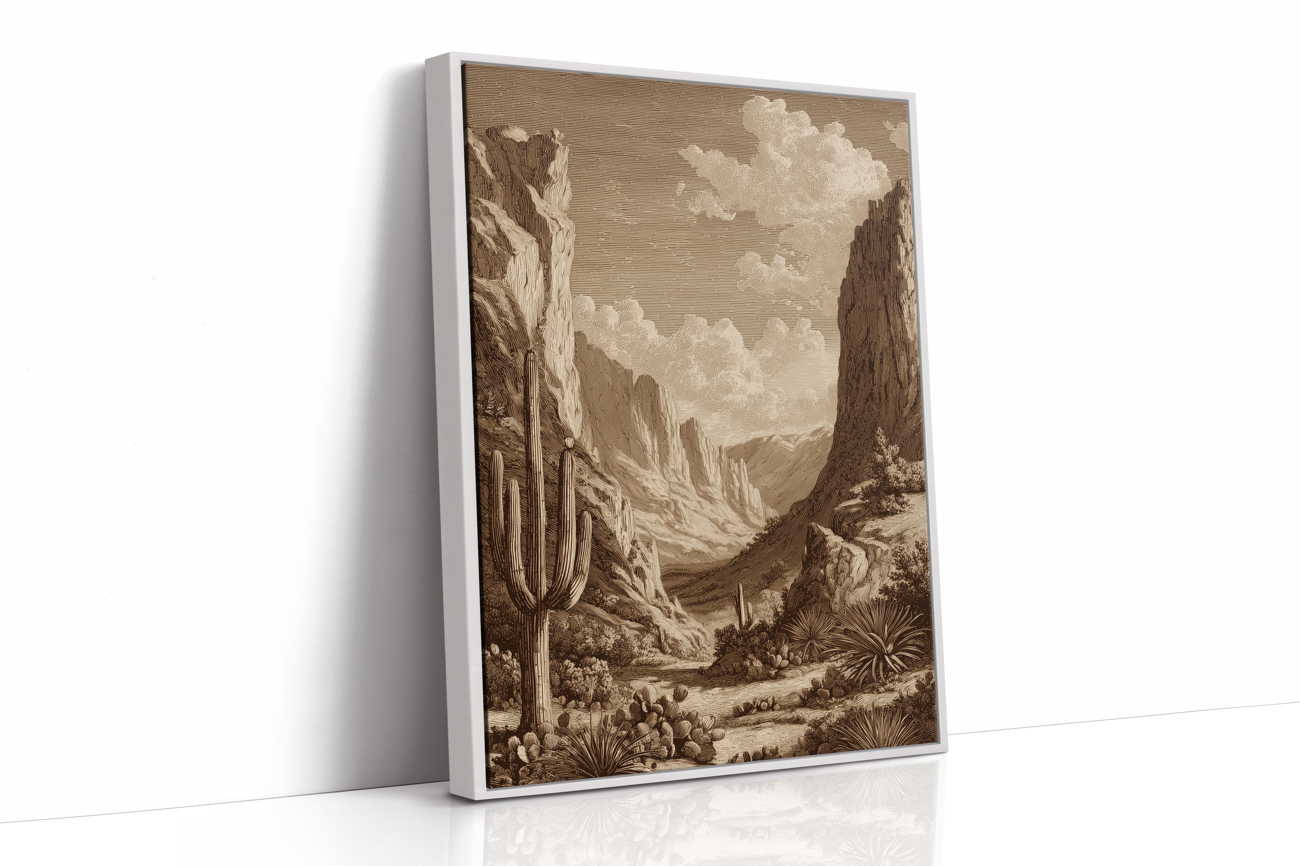 Sepia Canyons Of Forgotten Time