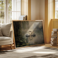 Swans Dance Among Lotus Dreams