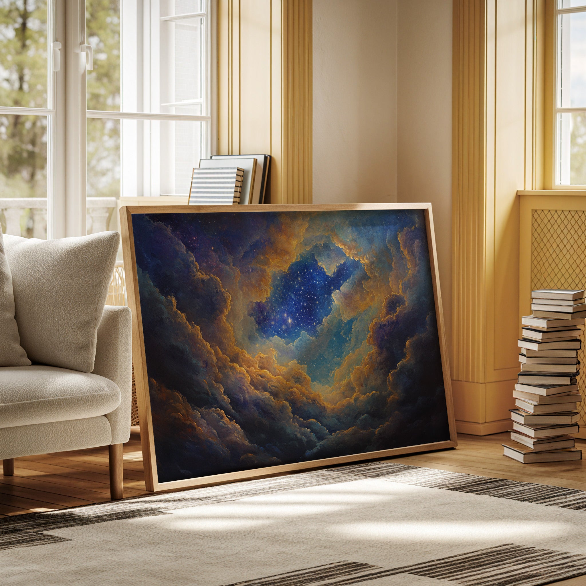 Heaven Opens Its Golden Gates