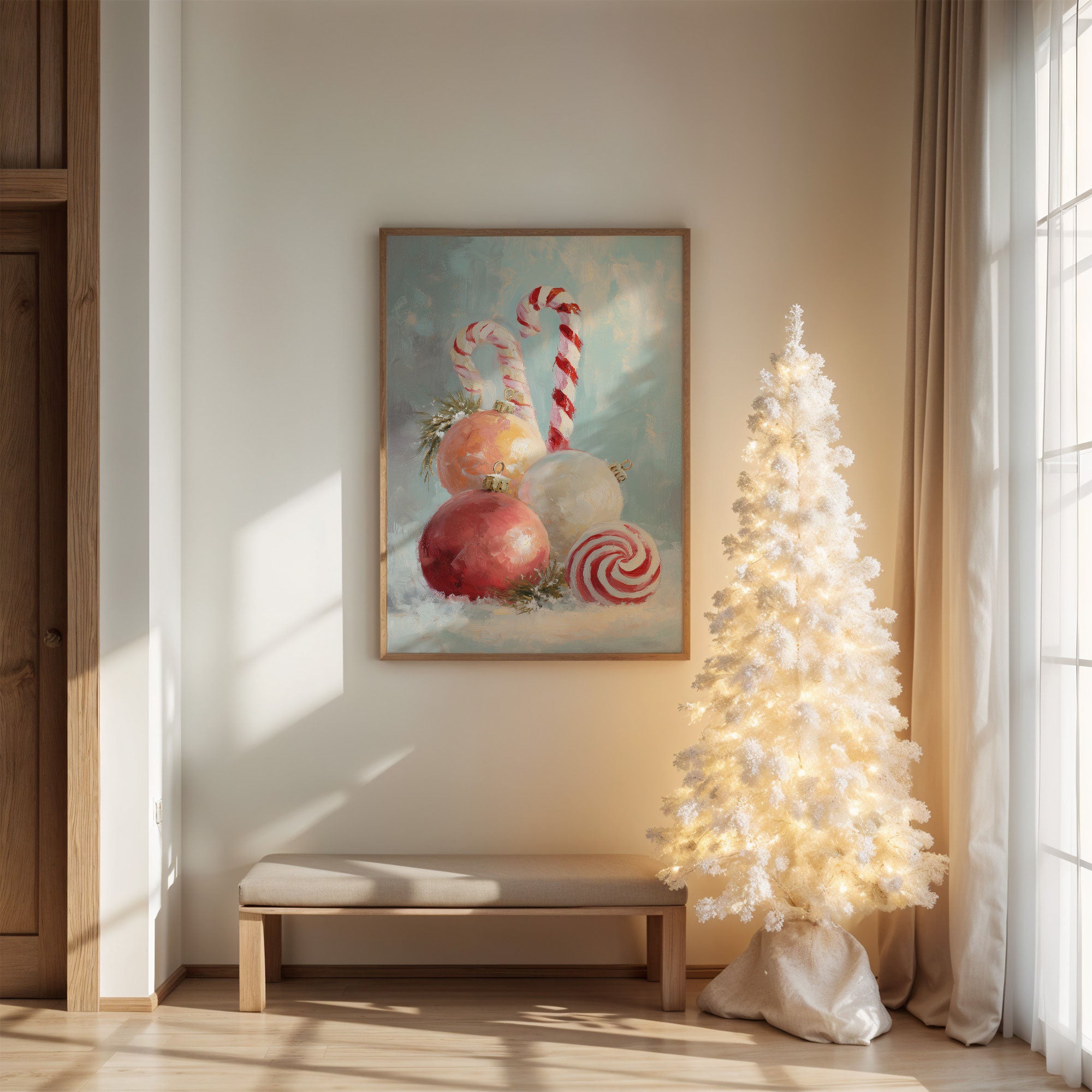 Peppermint Dreams In Morning Light