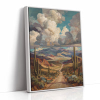 Thunderclouds Over Saguaro Road