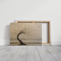 Windswept Tree in Cream