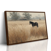 Ebony Horse in Amber Meadows