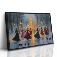 Lantern Waltz in Winter Woods