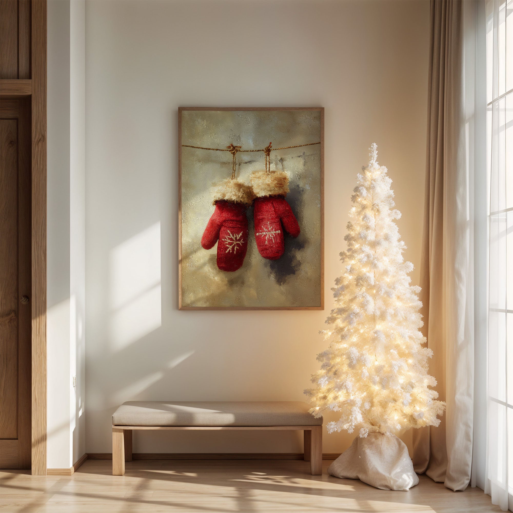 Warm Mittens Tell Winter's Tale