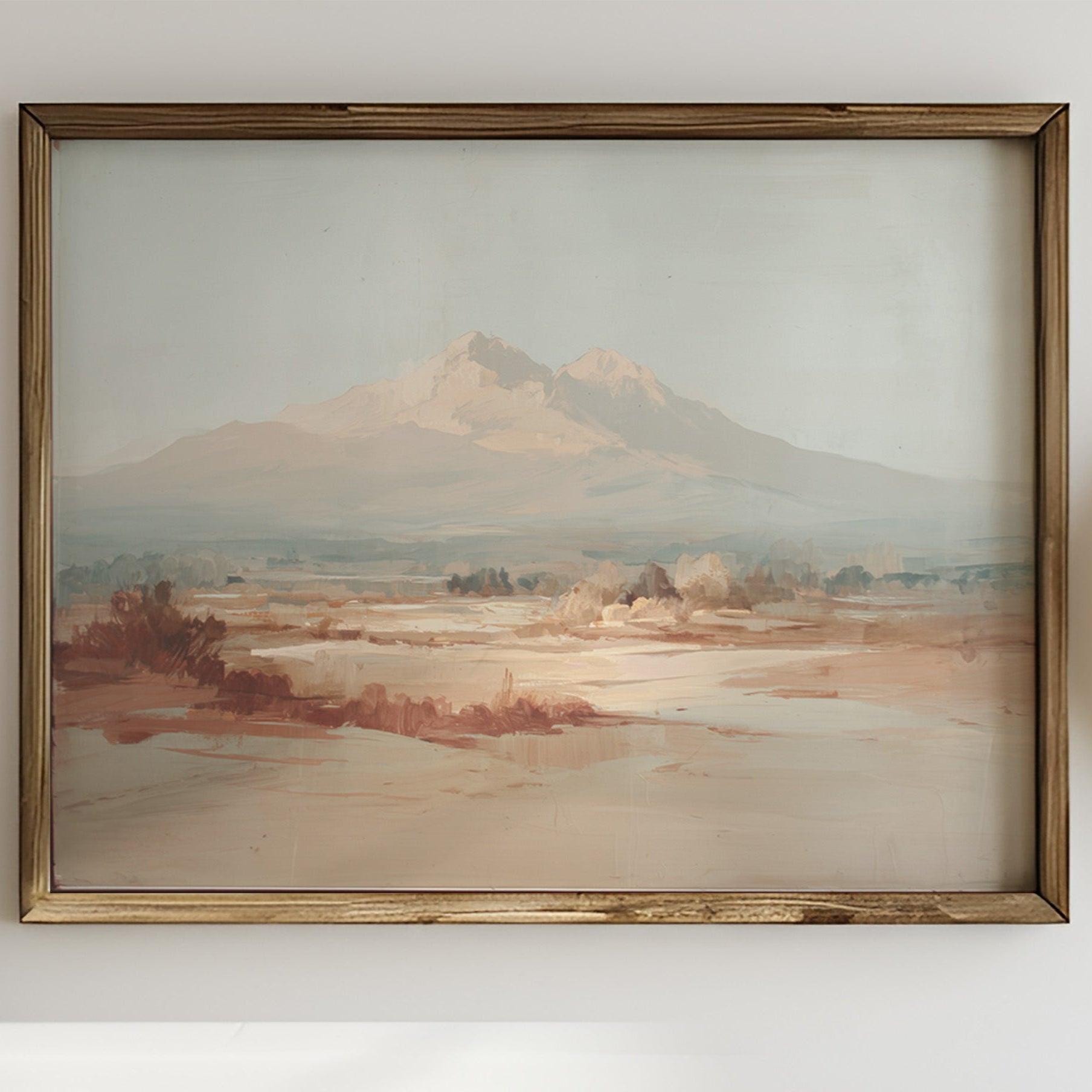 Mountains Bathed In Morning Light