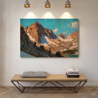 Alpine Peaks Touch Morning Light