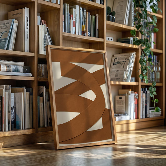 Terracotta Ribbons Weave Modern Tales