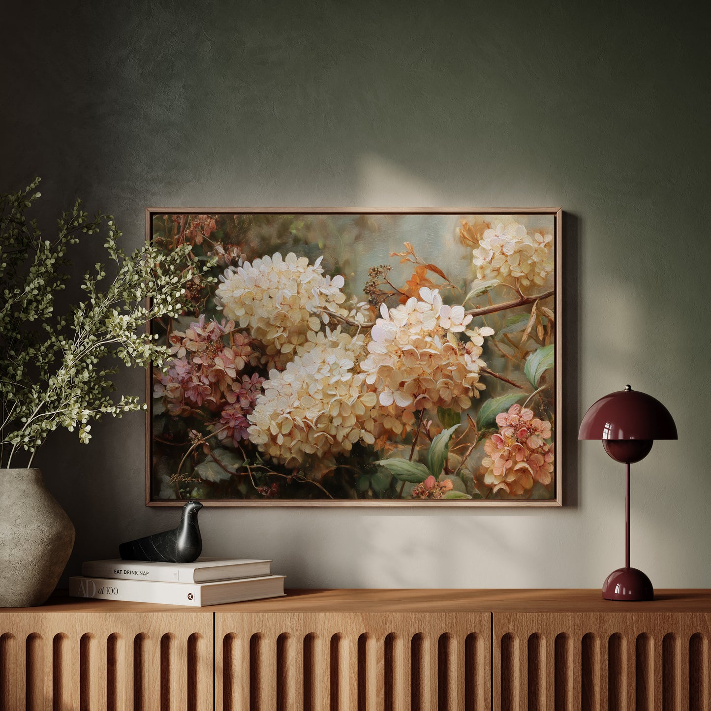 Autumn Hydrangeas Paint October's Symphony