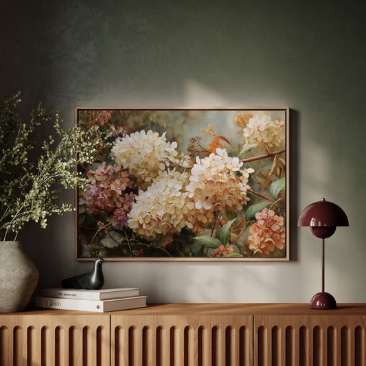 Autumn Hydrangeas Paint October's Symphony
