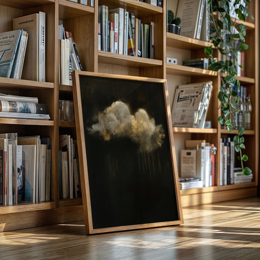 Gold Rain Beneath a Quiet Cloud