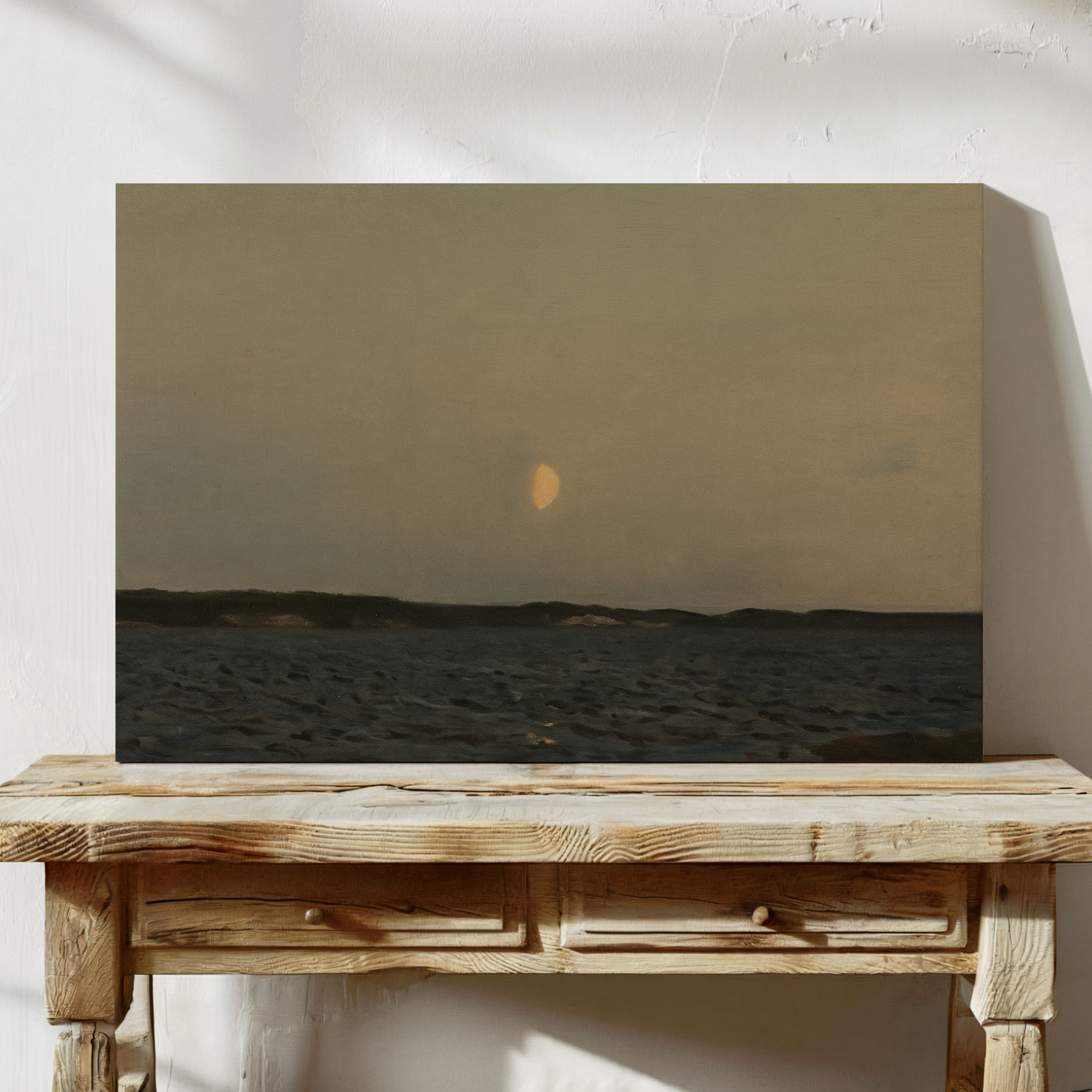 Moonrise Over Quiet Waters